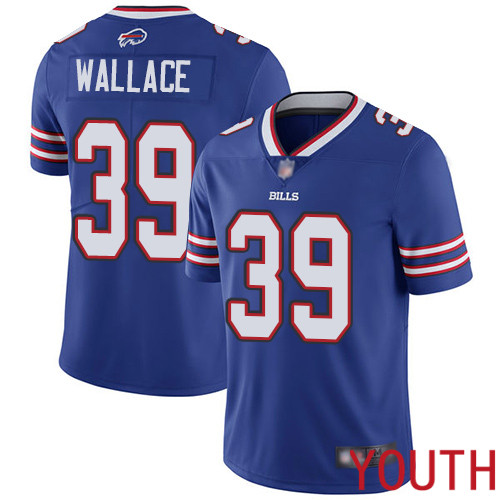 Youth Buffalo Bills 39 Levi Wallace Royal Blue Team Color Vapor Untouchable Limited Player NFL Jersey